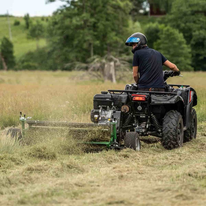 Kosiarka ATV 150 z klapą Briggs and stratton 13,5 KM 